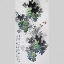 翠绿色的葡萄-张庆刚