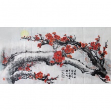 寻常一样窗前月 才有梅花便不同-王秀臣