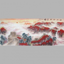 长城山水画《江山多娇》-陈桂芝