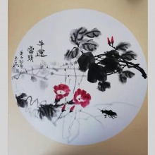 国画花鸟《牛运当头》-李丕民