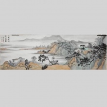 国画山水《一天秋色景色新》-李丕民