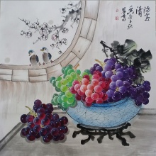 花鸟画《满室清香》-刘丽芳