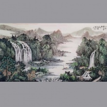 山水画《太行雄姿》-刘丽芳