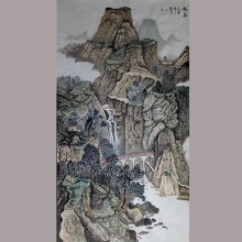 国画山水《春鸣》陈烈