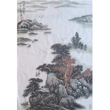 国画《山清水秀》关腾飞