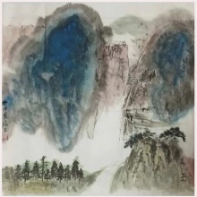 《山水》肖福昌