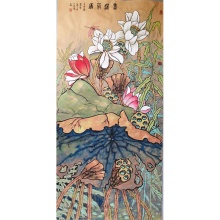 国画《香满菏塘》姜晓琦