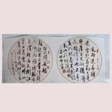 书法《春雨送春归》吴建中