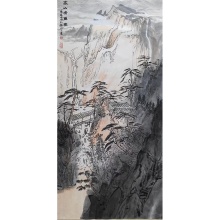 国画高山晴岚图-徐佩铭