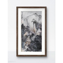 国画林深溪长忆归路-徐佩铭