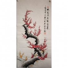 梅花国画《梅花香自苦寒来》冯智宏