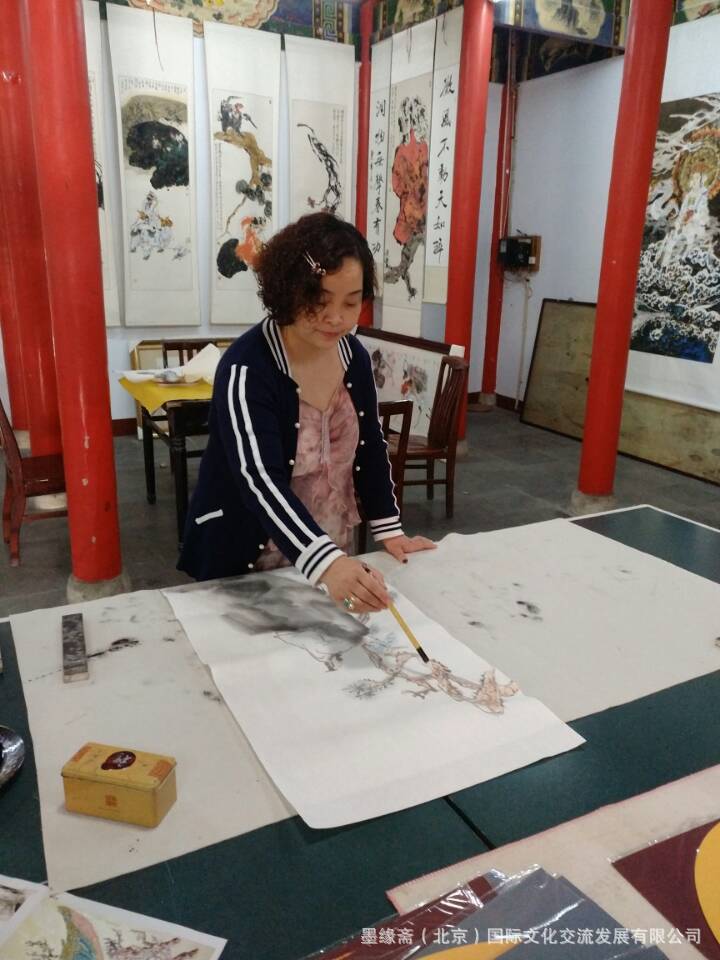 花鸟画《富贵平安》-刘丽芳