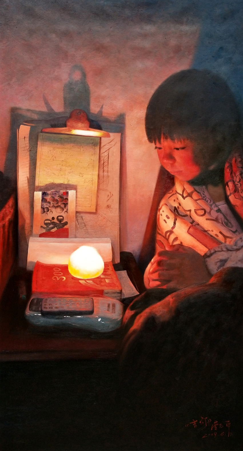 7油画《吉灯》.jpg
